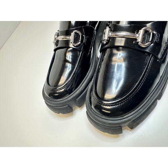 Steve Madden Platform Horse Bit Trifecta Loafers Shoes Sz 8.5 - Picture 8 of 13